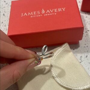 James Avery Initial Ring